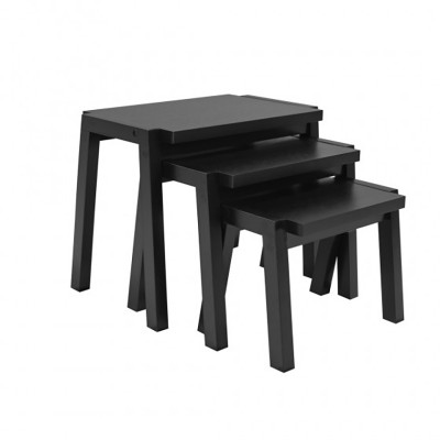 NESTING TABLES BLACK